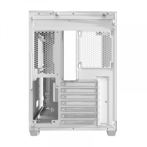 DarkFlash TH285 táp nélküli ablakos ház fehér + 4 db ventilátor