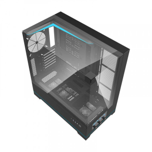 DarkFlash DY450 táp nélküli ablakos ház fekete