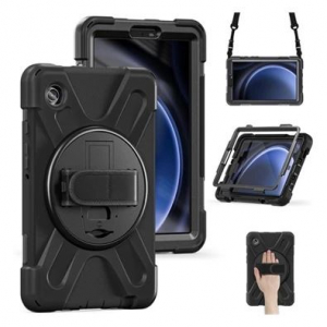 Gigapack Defender Samsung Galaxy Tab A9 LTE (SM-X115) védőtok kéz- és vállpánttal fekete (GP-150480)
