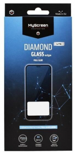 MyScreen Diamond Glass Lite Edge Samsung Galaxy S21 Plus (SM-G996) 5G 2.5D full glue kijelzőv&eacute;dő &uuml;veg fekete kerettel (MD5322TG LED BLACK)