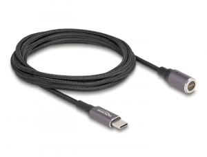 Delock Laptop t&ouml;ltők&aacute;bel USB Type-C  apa - m&aacute;gneses 8 tűs konnektor 1,8 m (80780)