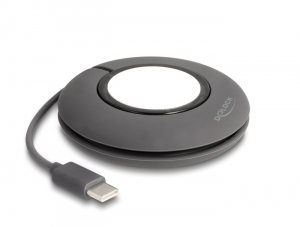Delock USB Type-C  ors&oacute;s t&ouml;ltő k&aacute;bel Apple &oacute;r&aacute;khoz 1 m sz&uuml;rke, m&aacute;gneses (83019)