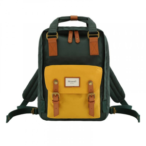 Himawari 14” laptop hátizsák zöld-sárga (188L-56)
