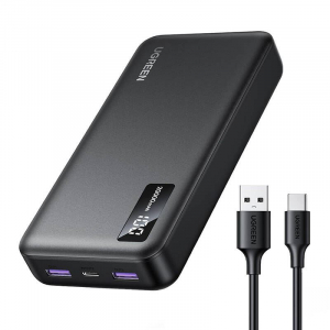 UGREEN PB312 Powerbank 20000mAh fekete (25683)