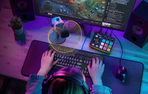 Maono PD100X RGB mikrofon fekete