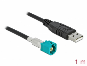 Delock K&aacute;bel HSD Z apa - A-t&iacute;pus&uacute; USB 2.0 apa 1 m (90490)