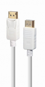 Gembird Cablexpert DisplayPort k&aacute;bel 1.8m feh&eacute;r (CC-DP2-6-W)