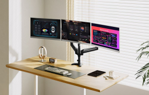 Huanuo HNTS3B-UK hármas monitor tartó 17"-32"