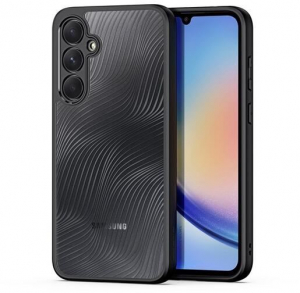 Dux Ducis AIMO Samsung Galaxy A35 (SM-A356) hullám mintás tok áttetsző-fekete (GP-154351)