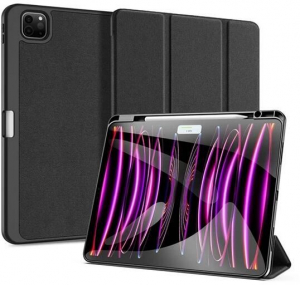Dux Ducis Domo Apple iPad Pro 13 (2024) bőr hat&aacute;s&uacute; fliptok fekete (GP-157393)