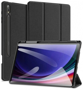 Dux Ducis Domo Samsung Galaxy Tab S10 Plus LTE (SM-X826B) bőr hat&aacute;s&uacute; fliptok fekete (GP-162912)