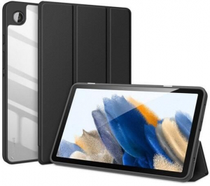 Dux Ducis TOBY Samsung Galaxy Tab A9 LTE (SM-X115) bőr hatású aktív fliptok fekete (GP-150507)