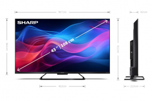 Sharp 43GR8265E 43" 4K Ultra HD 144Hz QLED Google TV