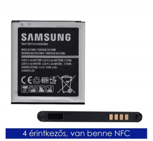 Samsung Galaxy Core Prime LTE (SM-G361) 2000mAh LI-ION (NFC) akkumulátor "Gigapack csomagolás" (EB-BG360BBE/ EB-BG360CBE)