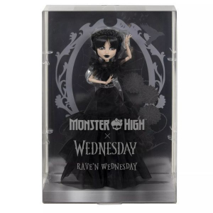 Mattel Monster High x Wednesday baba - Wednesday báli ruhában (HXJ03)