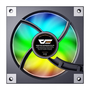 DarkFlash DM20 ARGB ház hűtő ventilátor 12cm fekete