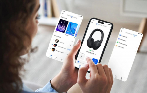 Haylou S30 ANC Bluetooth fejhallgató sötétkék
