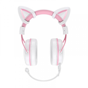 ONIKUMA X10 gaming headset feh&eacute;r-r&oacute;zsasz&iacute;n