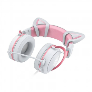 ONIKUMA X10 gaming headset feh&eacute;r-r&oacute;zsasz&iacute;n