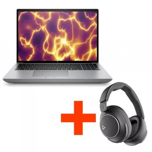 HP ZBook Fury 16 G11 Laptop Win 11 Pro szürke + Poly Voyager Surround 80 UC vezeték nélküli headset (62X84EA#AKC/KIT)