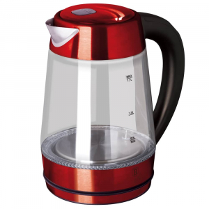 Berlinger Haus Metallic Line Burgundy Edition elektromos &uuml;veg v&iacute;zforral&oacute; piros (BH/9128)