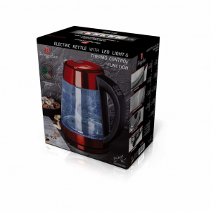 Berlinger Haus Metallic Line Burgundy Edition elektromos &uuml;veg v&iacute;zforral&oacute; piros (BH/9128)