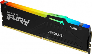 8GB 5600MHz DDR5 RAM Kingston Fury Beast RGB CL40 (KF556C40BBA-8)