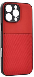 Gigapack Apple iPhone 16 Pro m&aacute;gneses, bőr hat&aacute;s&uacute;, cs&iacute;kos mint&aacute;s tok piros (GP-159953)