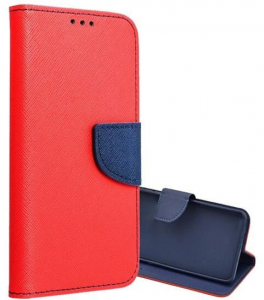 Gigapack Apple iPhone 16 Plus kártyazsebes fliptok piros-kék (GP-160206)