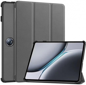 Gigapack OnePlus Pad 2 bőr hatású fliptok sötétszürke (GP-161052)