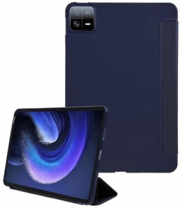 Gigapack Xiaomi Pad 6 bőr hatású fliptok sötétkék (GP-152976)