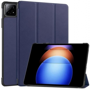 Gigapack Xiaomi Pad 6S Pro bőr hatású fliptok sötétkék (GP-157499)