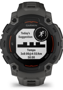 Garmin Instinct E 45mm okos&oacute;ra fekete, s&ouml;t&eacute;tsz&uuml;rke sz&iacute;jjal (010-02933-00)
