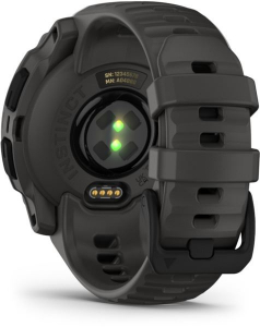 Garmin Instinct E 45mm okos&oacute;ra fekete, s&ouml;t&eacute;tsz&uuml;rke sz&iacute;jjal (010-02933-00)