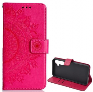 Gigapack Samsung Galaxy A14 5G (SM-A146) mandala mint&aacute;s fliptok r&oacute;zsasz&iacute;n (GP-140411)