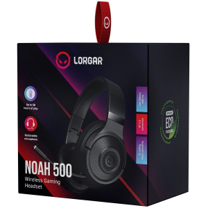 LORGAR Noah 500 vezet&eacute;k n&eacute;lk&uuml;li Gaming fejhallgat&oacute; mikrofonnal fekete (LRG-GHS500)