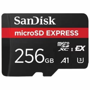 256GB microSDXC Sandisk Express UHS-I U3 A1 (SDSQXFN-256G-GN4NN)