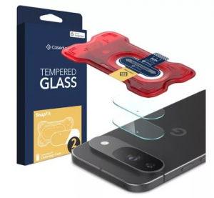 Caseology Snap Fit Google Pixel 9 Tempered Glass kameravédő felhelyező kerettel (AGL08499)