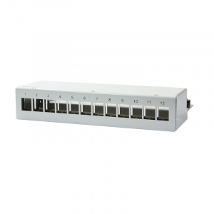 Logilink Asztali keystone panel 12 keystone modulhoz, &aacute;rny&eacute;kolt (NK4052)