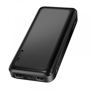 Logilink Powerbank 20 000 mAh, 2x USB-A, 1x USB-C, fekete (PA0323)