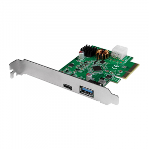Logilink PCI Express k&aacute;rtya, USB 3.2 Gen2x1, 1x USB-C PD 3.0 &eacute;s 1x USB 3.0 (PC0089)