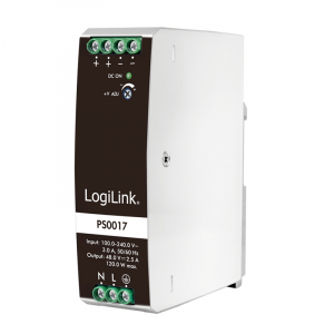 Logilink DIN-s&iacute;nes t&aacute;pegys&eacute;g 120 W / 48 V (PS0017)