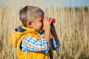 Kodak BCS100 gyerek távcső piros