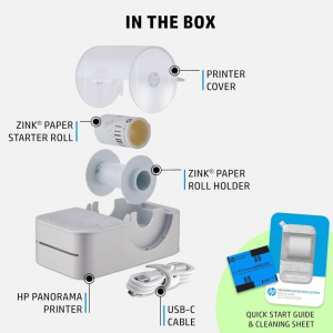 HP Sprocket Panorama hordozhat&oacute; fot&oacute;nyomtat&oacute; feh&eacute;r (HP-HPISPPANW)