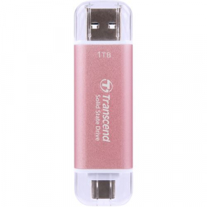 1TB Transcend ESD310 k&uuml;lső SSD meghajt&oacute; r&oacute;zsasz&iacute;n (TS1TESD310P)