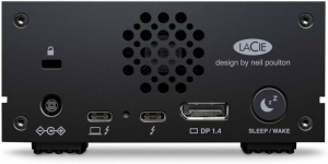 10TB 3,5" LaCie 1big Dock k&uuml;lső winchester fekete (STHS10000800)
