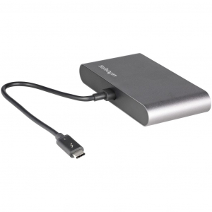 StarTech.com Thunderbolt 3 Mini Dock notebook dokkoló szürke (TB3DKM2DPL)