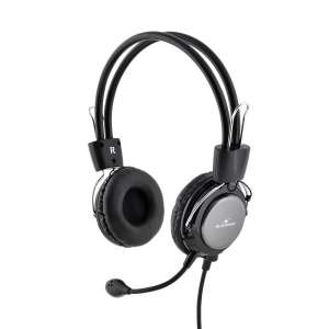 Bluestork MC201 Office headset fekete-sz&uuml;rke