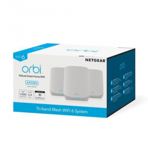 Netgear Orbi WiFi 6 AX5400 Mesh rendszer 3db (RBK763S-100EUS)
