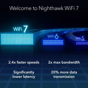 Netgear Nighthawk RS300 WiFi 7 Tri-Band router (RS300-100EUS)